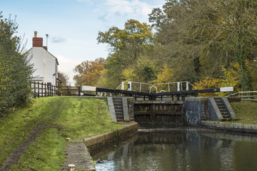 Fototapeta premium Canal Lock Gate