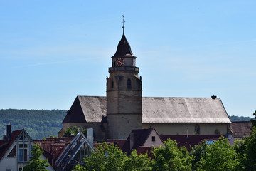 Leonberg, Baden-Württemberg, Deutschland: Stadtansichten rund um die Stadt Leonberg.