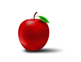 Apple isolated on white