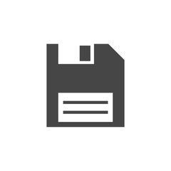 Magnetic floppy disc icon 