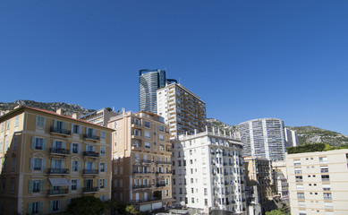 Obraz premium Panorami del Principato di Monaco