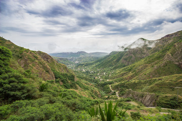 Obraz premium Visiting Santo Antao in Capo Verde
