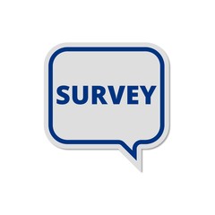 Survey sign, Survey traffic sign, Survey icon