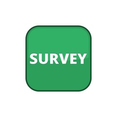 Survey sign, Survey traffic sign, Survey icon