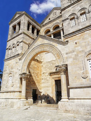 Fototapeta na wymiar Church of the Transfiguration on Mount Tabor in Israel