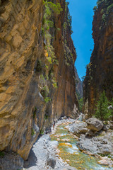 Samaria Gorge. Crete, Greece