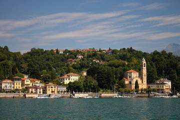 Naklejka premium Lac de Côme, Italie, Bellagio, Lenno, Tremezzo, Varenna, 