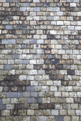 Slate tiles as a background texture in vertical format
