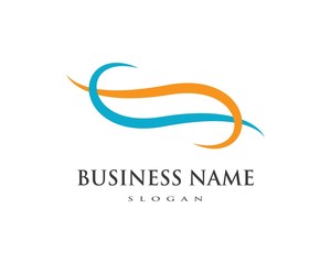 S letter logo template