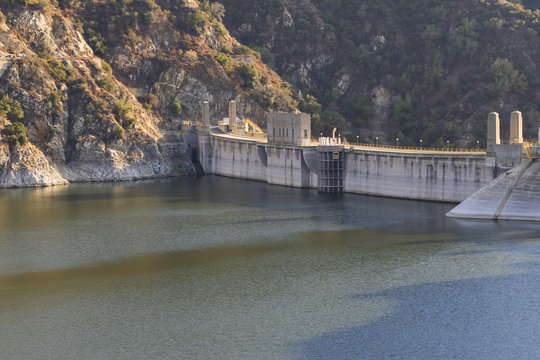 Morris Reservoir Dam At Azusa,California