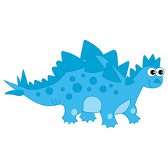 Vector Cute Cartoon Dinosaur