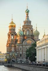 Fototapeta na wymiar Church of the Savior on Spilled Blood - Saint Petersburg, Russia