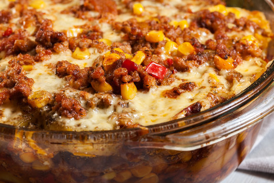 Mexican Potato Casserole With Minced Meat