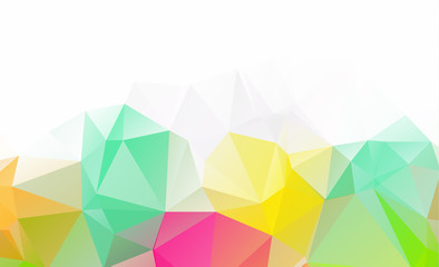 olygonal abstract background consisting of triangles blue color