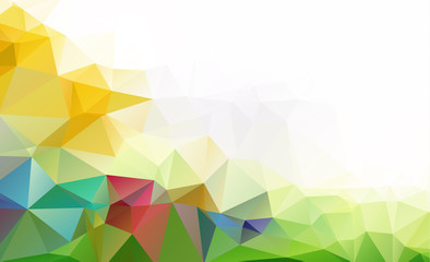 Fototapeta premium Abstract polygonal illustration, which consist of triangles. Triangular design for your business. Geometric background