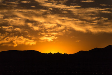 Desert Sunrise. Shot in Las Vegas, Nevada