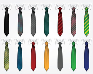 Set of ties