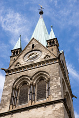 Fototapeta na wymiar Pfarrkirche St. Marien in Bad Homburg vor der Höhe, Hessen