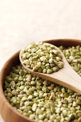 蕎麦の実　Buckwheat seeds