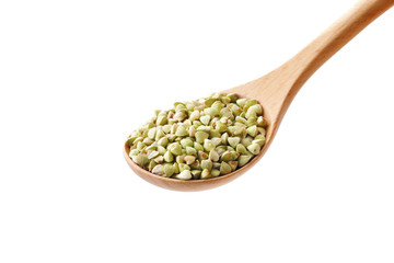 蕎麦の実　Buckwheat seeds