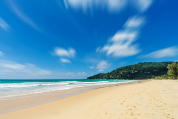 Beautiful sea. Karon beach, Phuket, Thailand. Asia
