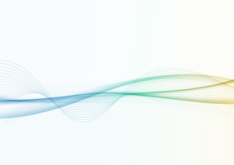 Modern futursitic abstract soft wave swoosh lines template