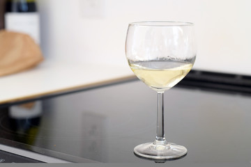 Glass of white wine