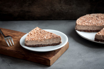 Chocolate cheesecake