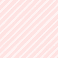 Hand drawn vector diagonal stripes of pastel pink colors seamless pattern on the white background. Usable for wedding invitation designs and more. - 180411758