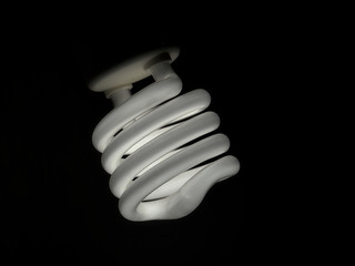 Helicoidal Fluorescent Lightbulb