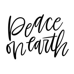 kbecca_vector_handlettering_brushlettered_peaceonearth