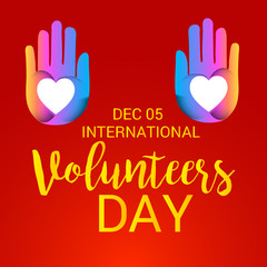 International Volunteers Day.