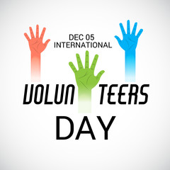 International Volunteers Day.