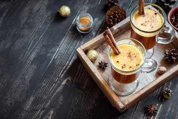 Hot buttered rum