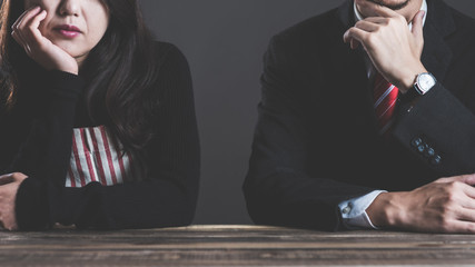 夫婦関係,主婦と会社員,男女イメージ