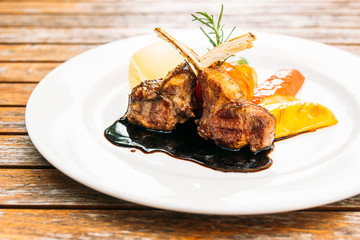 Grilled lamb chop
