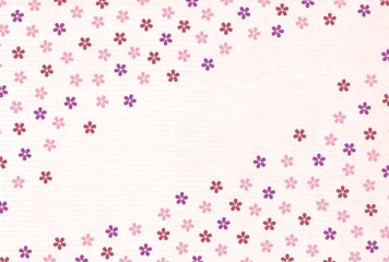 桜　年賀状　春　背景