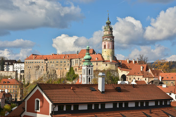 Naklejka na ściany i meble Cesky Krumlov is a UNESCO World Heritage Site.