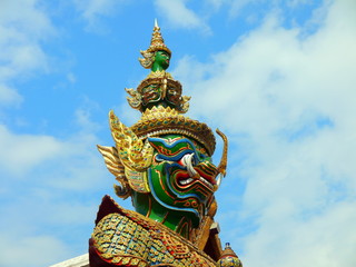 Yaksha of Grand Palace in Wat Phra Kaew