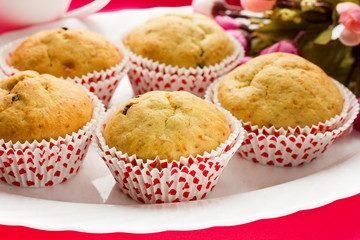 Cupcakes on Valentine's Day