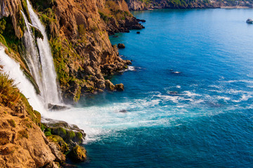 Waterfall Duden at Antalya, Turkey