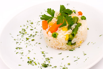 rice with vegetables