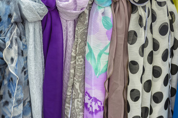 Colored scarves