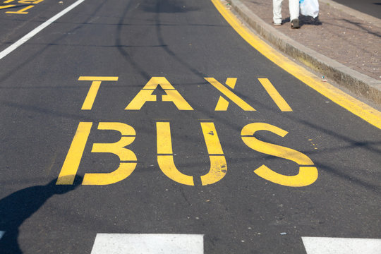 Taxi And Bus Lane