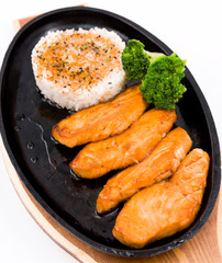 grilled salmon