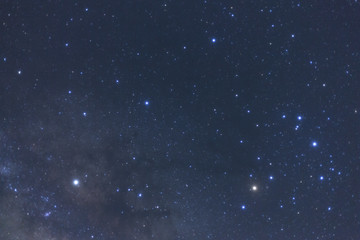 Obraz premium Milky way galaxy with stars and space dust in the universe