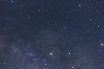 Milky way galaxy with stars and space dust in the universe