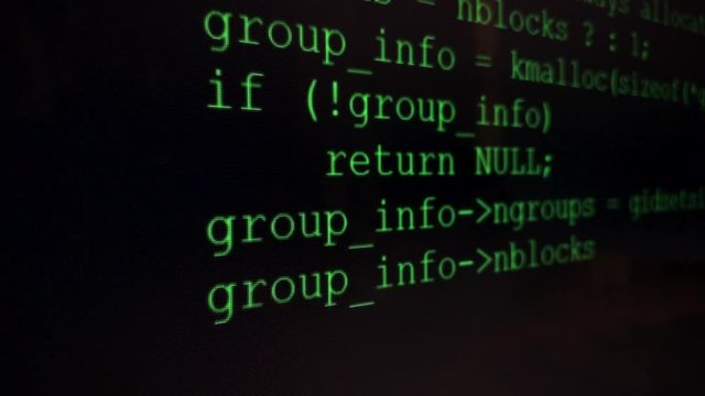 Computer Screen Web Code