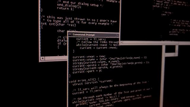 Computer Screen Web Code
