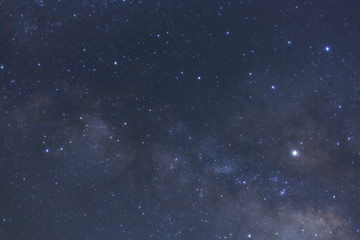 Milky way galaxy with stars and space dust in the universe